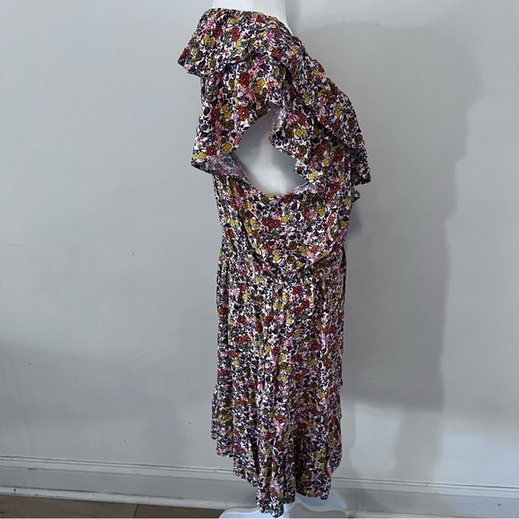 Old Navy Boho Floral Print Ruffle Dress |XL| - Picture 3 of 9